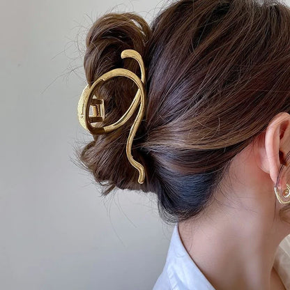 Gold S Shaped Hair Clip