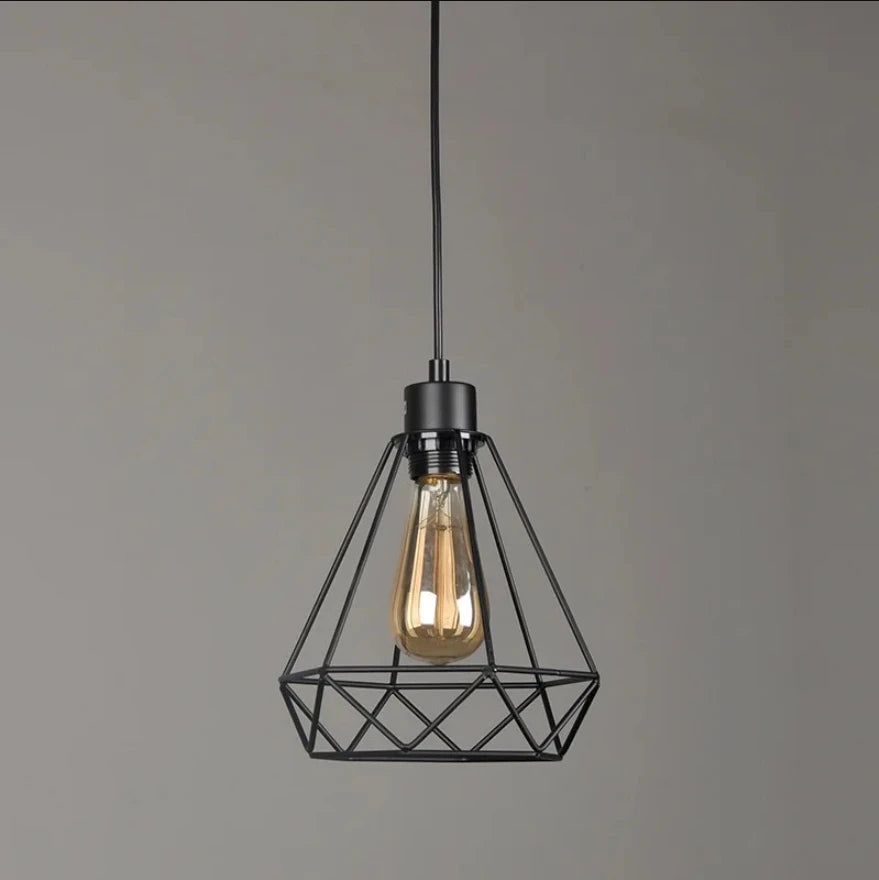 Industrial Iron Pendant Light