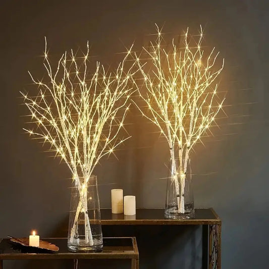 Glowing Birch Branch Decor Lamp