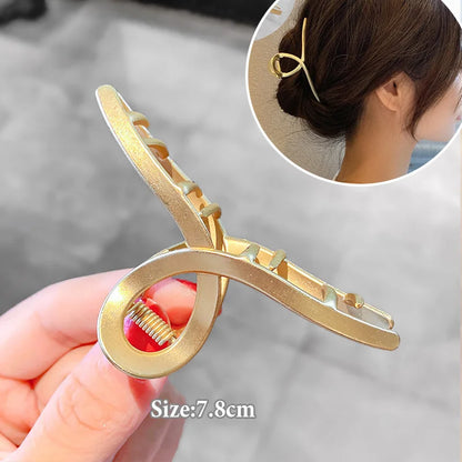 Gold S Shaped Hair Clip
