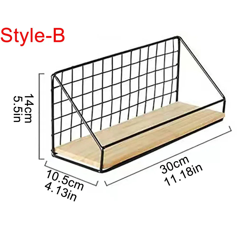 Iron Wall Mounted Baskets