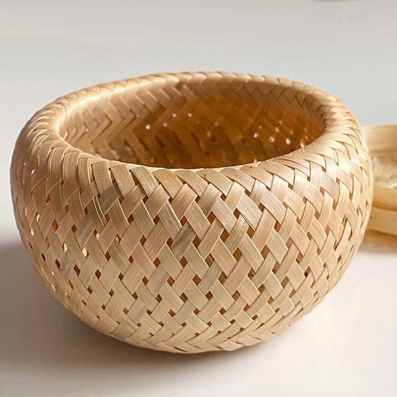 Woven Bamboo Basket