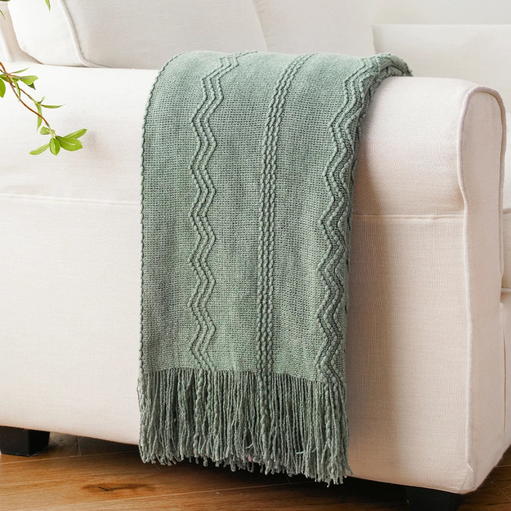 Knitted Sofa Blanket