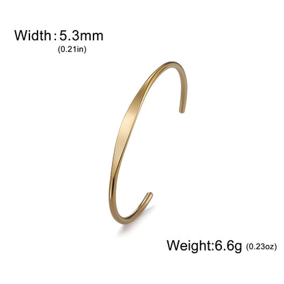 Glossy Gold Bangle