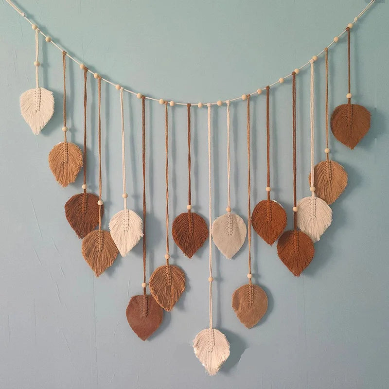 Macrame Leaf Wall Hanging