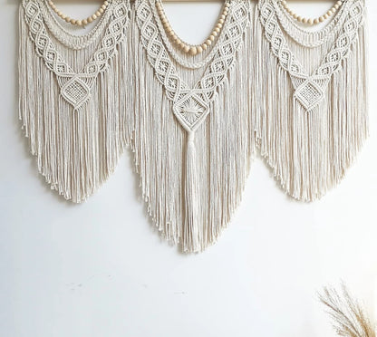 Creamy Cotton Macrame Wall Decor