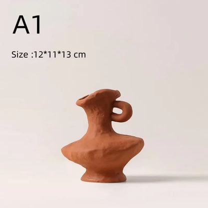 Minimalist White Flower Pot