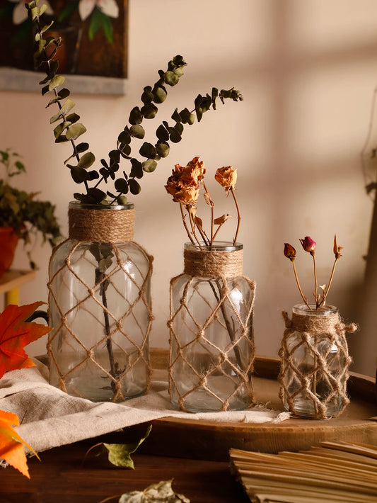 Rustic Glass Vase