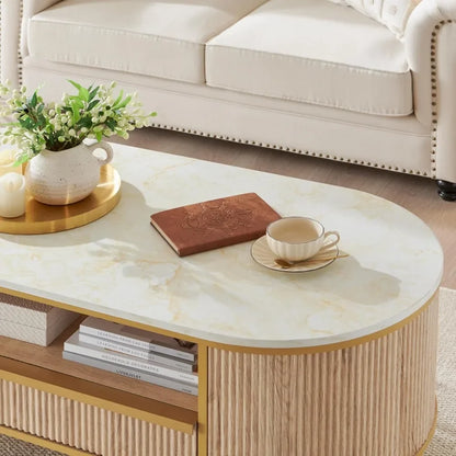 Oval Coffee Table