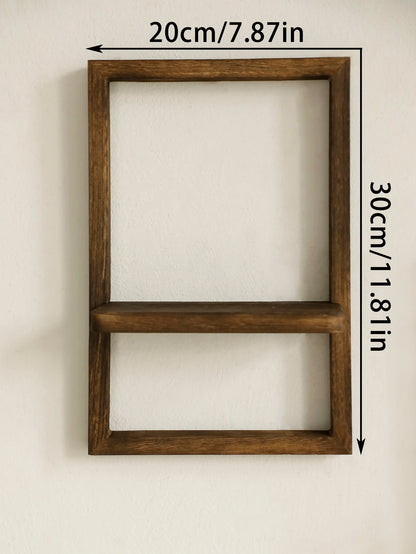 Handcrafted Floating Wood Shelf
