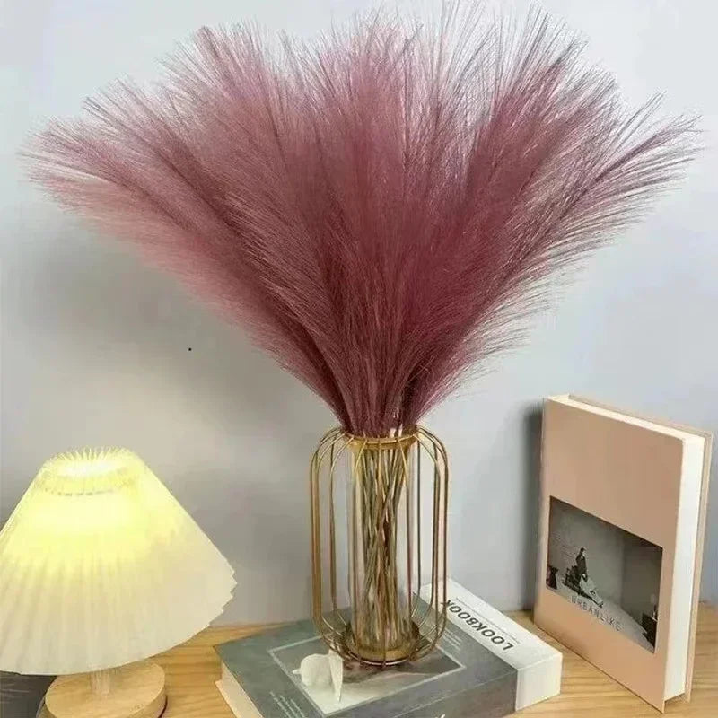 Fluffy Faux Pampas Grass Stems