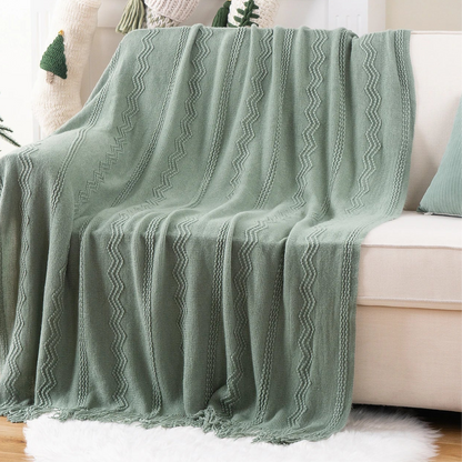 Knitted Sofa Blanket
