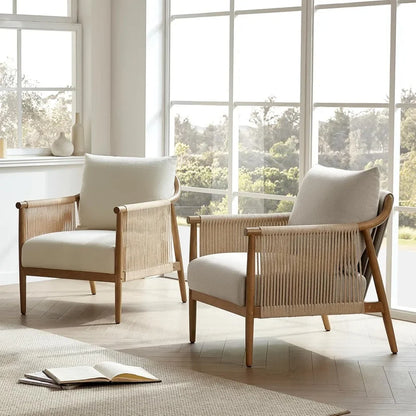 Soft Cream Lounge Chair