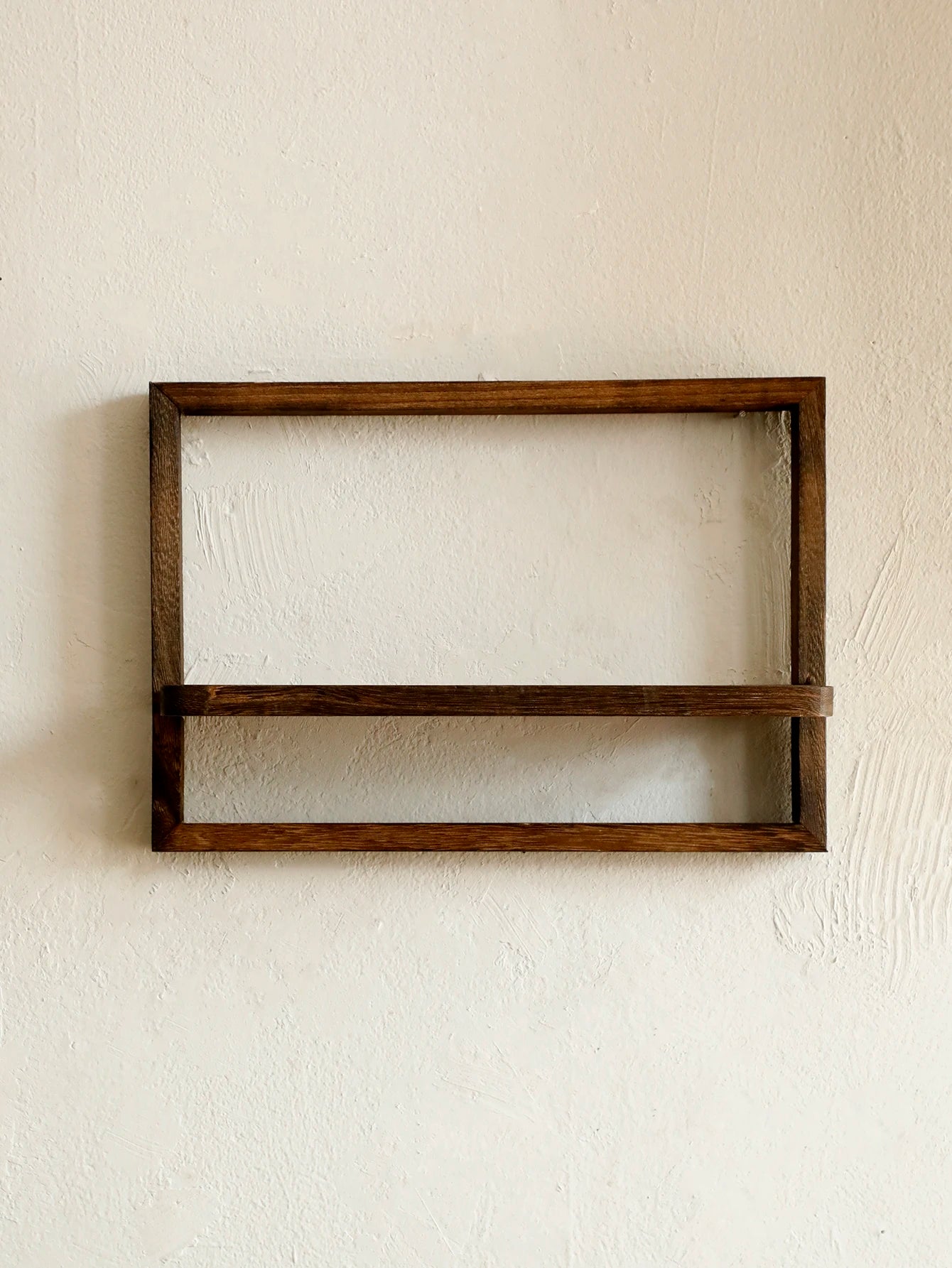 Handcrafted Floating Wood Shelf