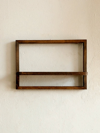 Handcrafted Floating Wood Shelf