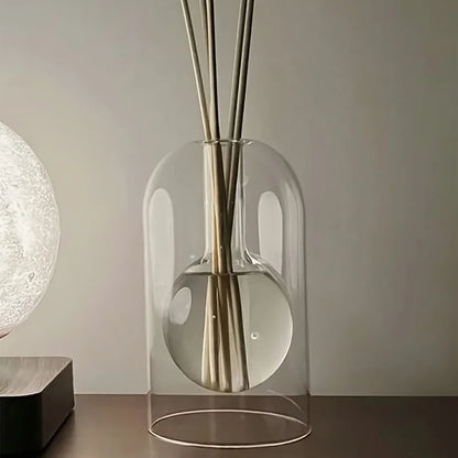 Elegant Glass Diffuser Bottle Reed Fragrance Vase