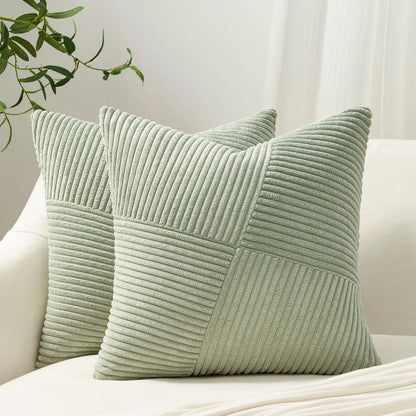 Decorative Corduroy Throw Pillow