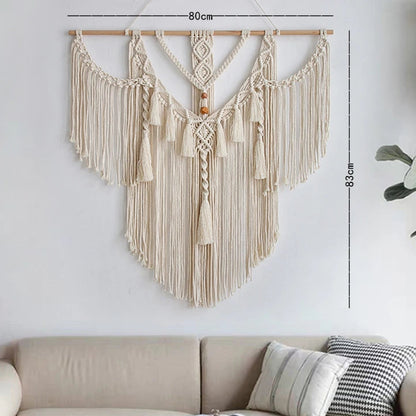 Handwoven Boho Rope Wall Art