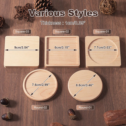 Handcrafted Walnut Coasters