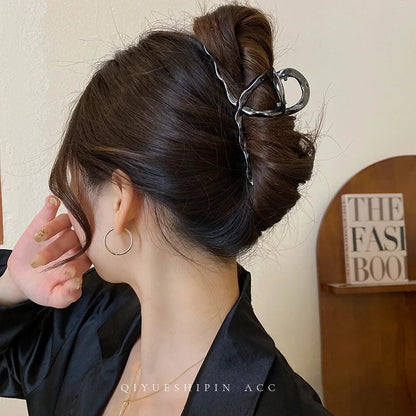 Gold S Shaped Hair Clip