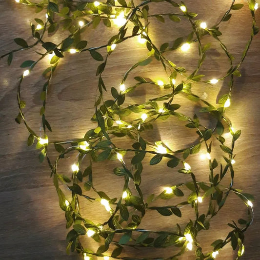 Elegant Leaf Fairy Lights