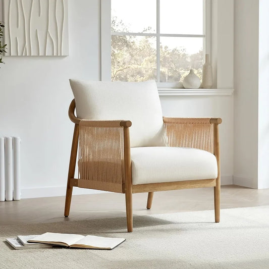 Soft Cream Lounge Chair