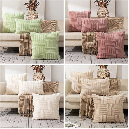 Fluffy Throw Pillow Cover