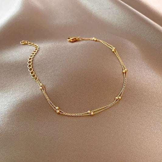 Double Layer Bead Bracelet