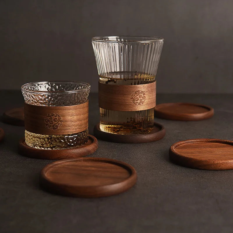 Handcrafted Walnut Coasters