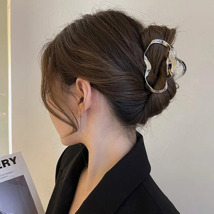 Gold S Shaped Hair Clip
