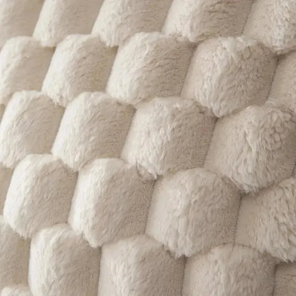 Cozy Grid Style Pillow