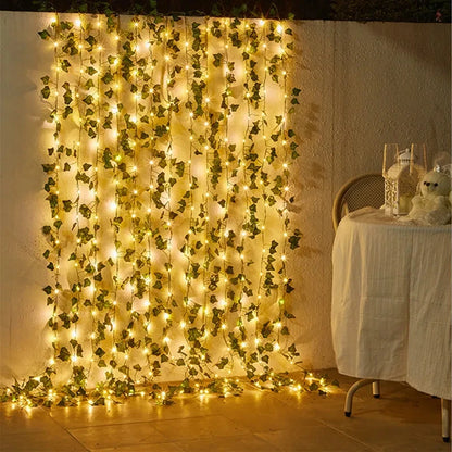 Evergreen Lighted Ivy Drape
