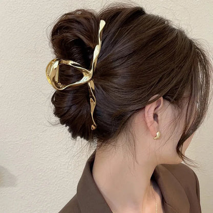 Gold S Shaped Hair Clip