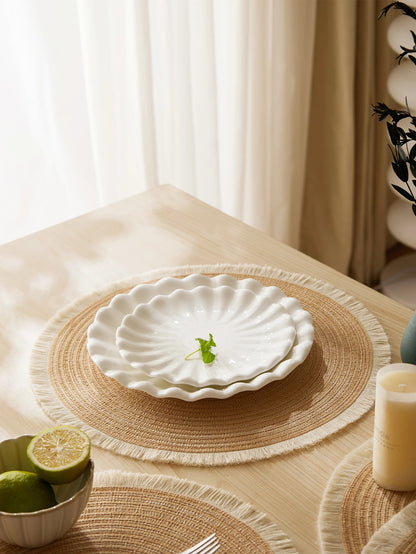 Modern Non-Slip Polyester Woven Placemats Set