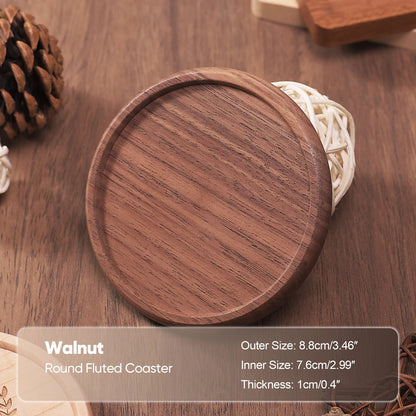 Handcrafted Walnut Coasters