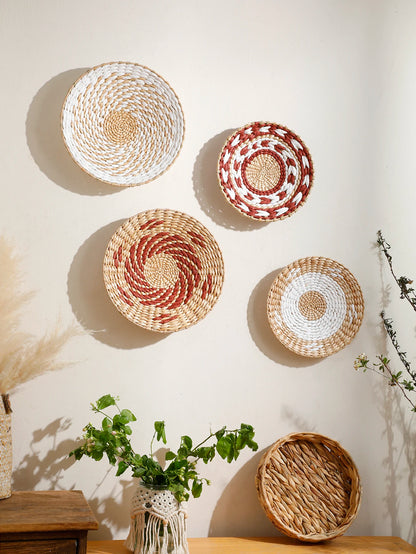 Handwoven Wall Basket Set