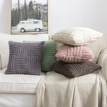 Fluffy Throw Pillow Cover