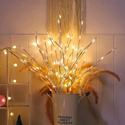 Glowing Birch Branch Decor Lamp