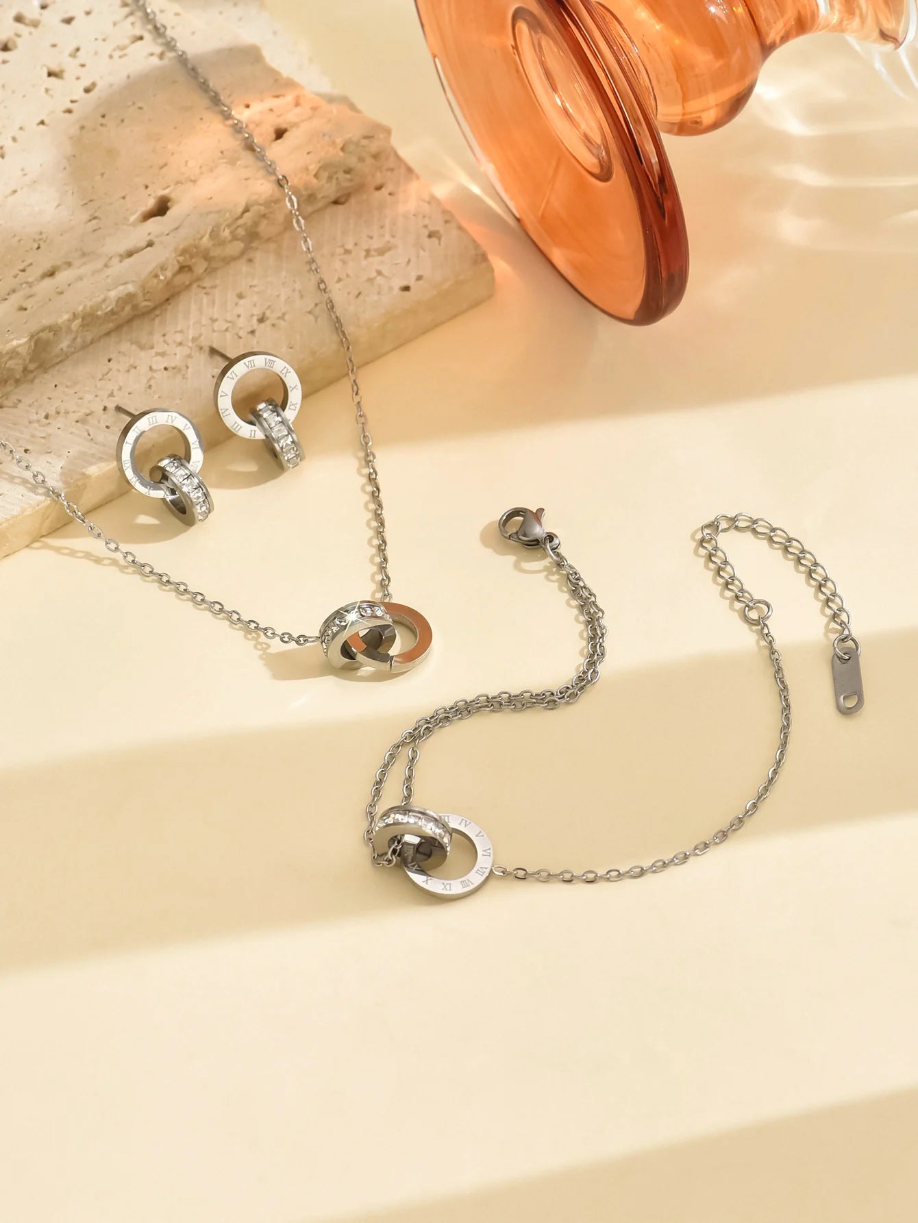 Elegant Double Ring Accessories