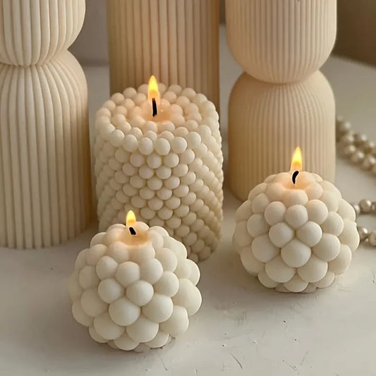 Soft Bubble Silicone Candles