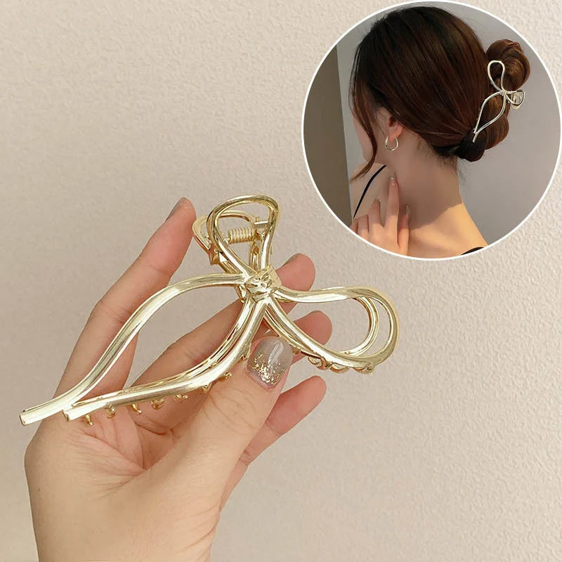 Gold S Shaped Hair Clip