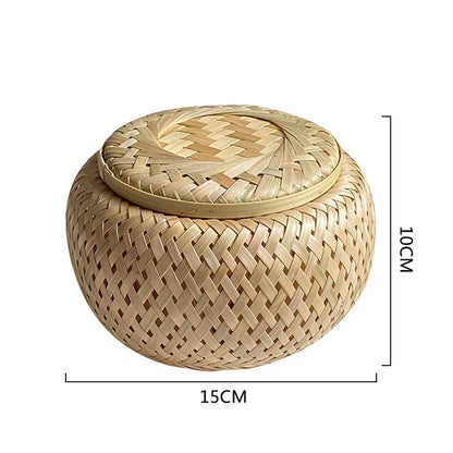 Woven Bamboo Basket