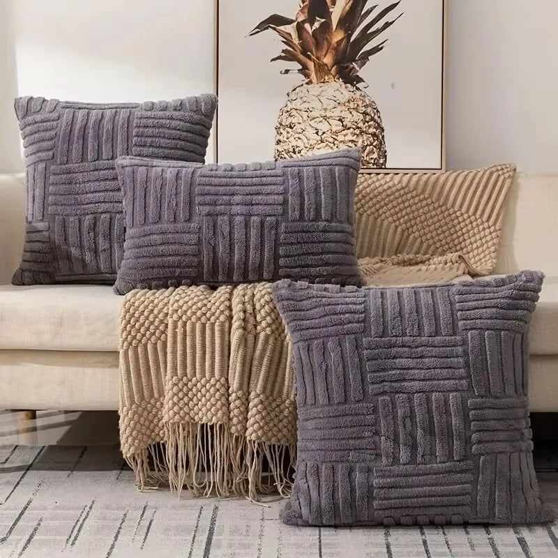 Fluffy Throw Pillow Cover