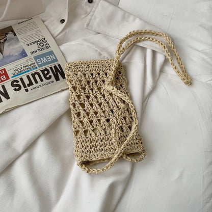 Small Woven Phone Bag