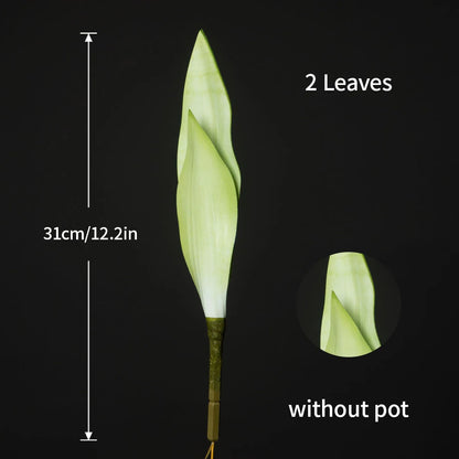 Serene Tiger Leaf Faux Succulent