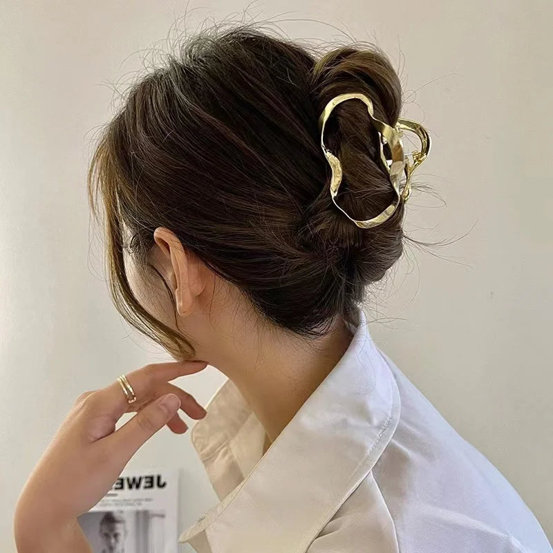 Gold S Shaped Hair Clip