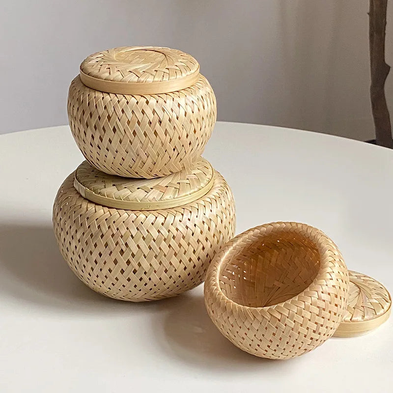 Woven Bamboo Basket