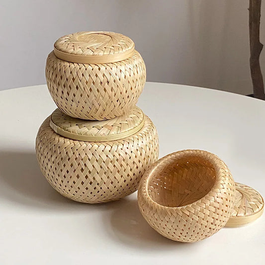 Woven Bamboo Basket