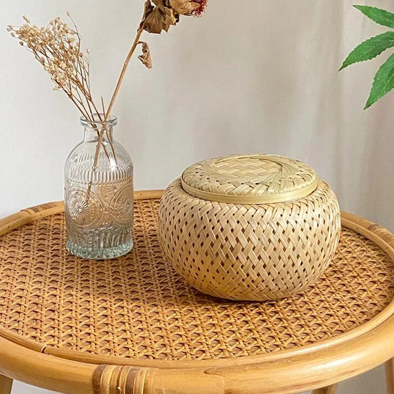 Woven Bamboo Basket