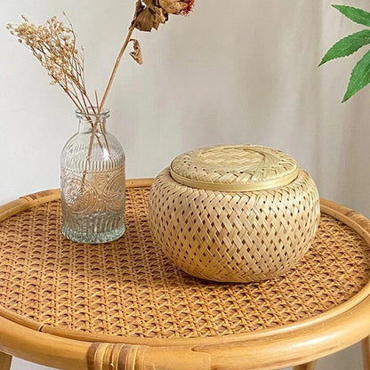 Woven Bamboo Basket